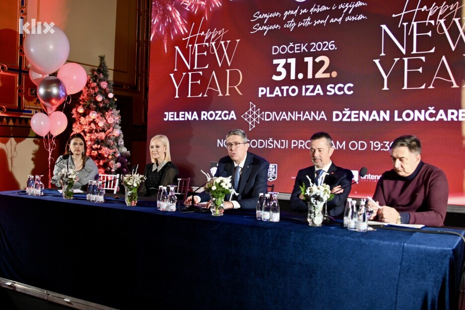 Konferencija za medije povodom javnog dočeka Nove godine u Sarajevu (Foto: V. D./Klix.ba)