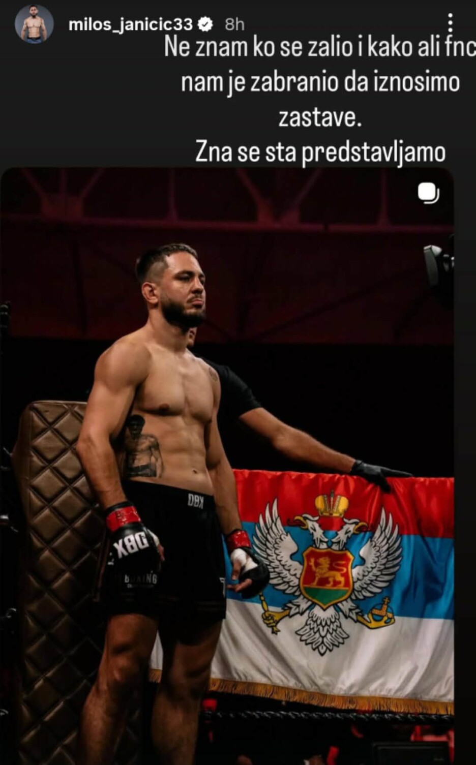 Objava Miloša Janičića na društvenim mrežama (Foto: Instagram)