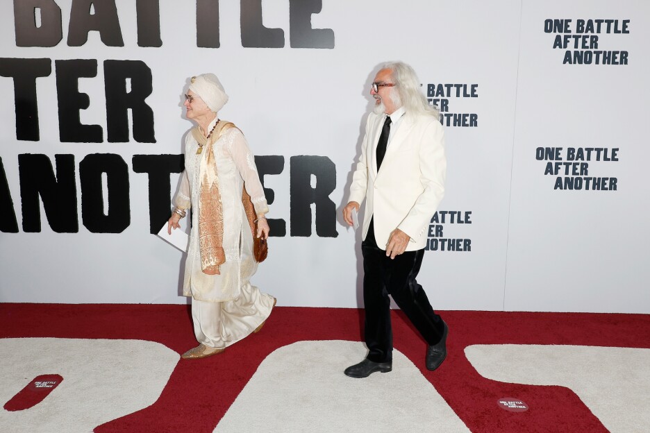 Peggy Ann Farrar i George DiCaprio na premijeri Leonardovog novog filma (Foto: EPA-EFE)