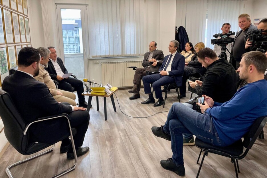 Predstavljanje marke u Skoplju (Foto: Pošta na Severna Makedonija)
