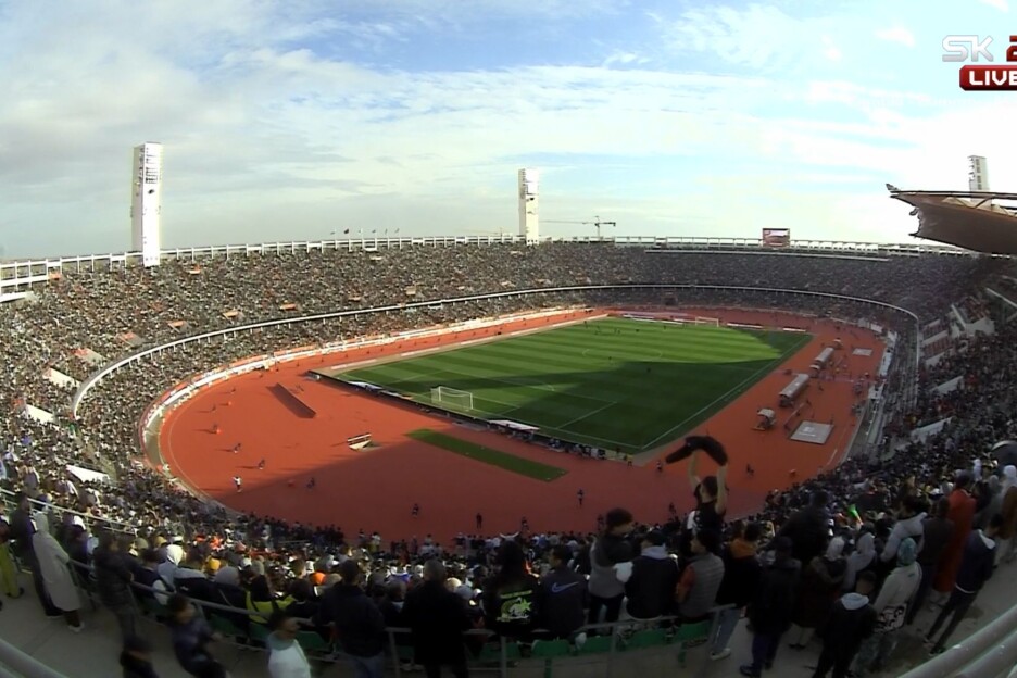 Stadion u Agadiru na početku drugog poluvremena (Foto: Screenshot)