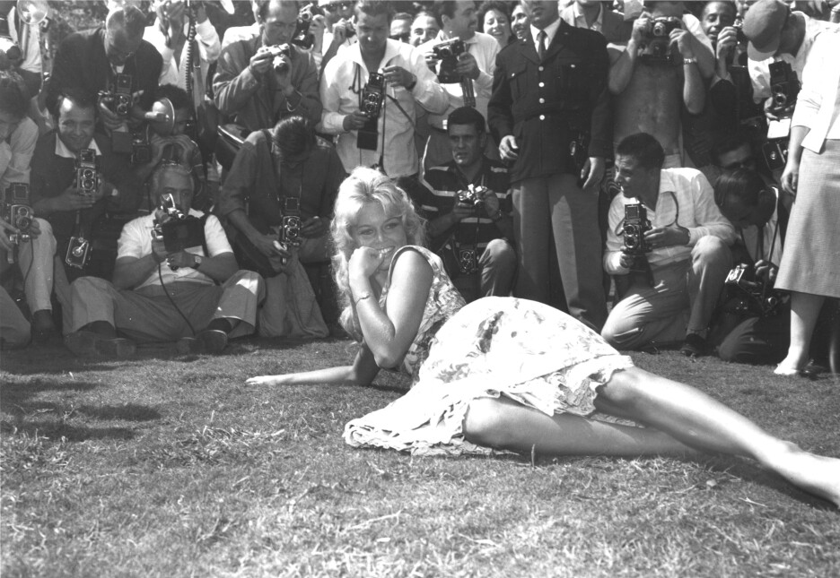 Dok je ležala na betonu, mnogi fotografi izvadili su svoje kamere te je sav fokus bio na Brigitte. (Foto: AP)