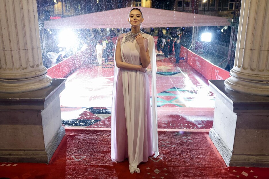 Milena Radulović se odlučila za kreaciju Kaftan Studija (Foto: Pixsell/Armin Durgut)
