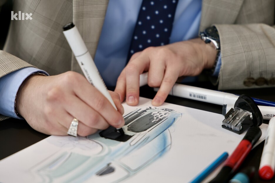 Ćosić: Sanjao sam postati ono što sam u djetinjstvu nazivao crtačem automobila (Foto: I. Š./Klix.ba)