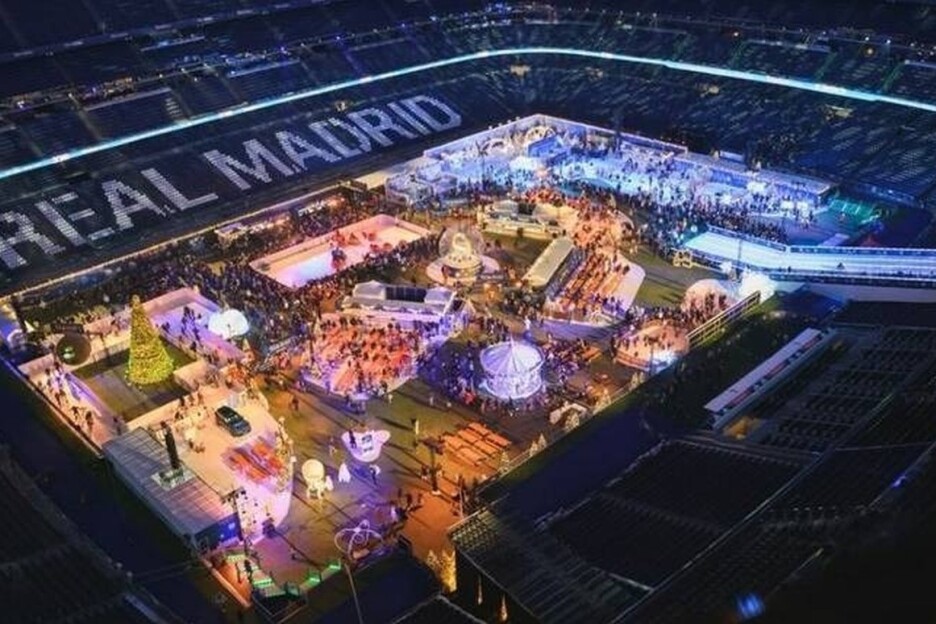 Božićno selo na stadionu Reala (Foto: Instagram)