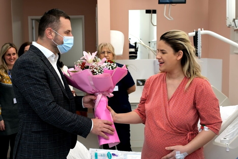 Djevojčica Dalal na svijet je stigla uz podršku stručnog tima ASA bolnice (Foto: Općina Novi Grad)