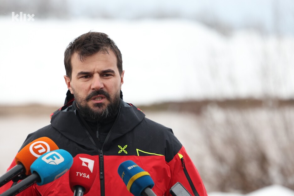 Načelnik Općine Ilidža Nermin Muzur govorio je o trenutnoj situaciji nakon padavina (Foto: S. S./Klix.ba)