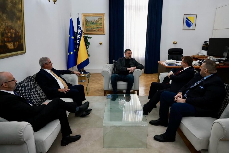 Detalj sa današnjeg sastanka u Ministarstvu vanjskih poslova BiH