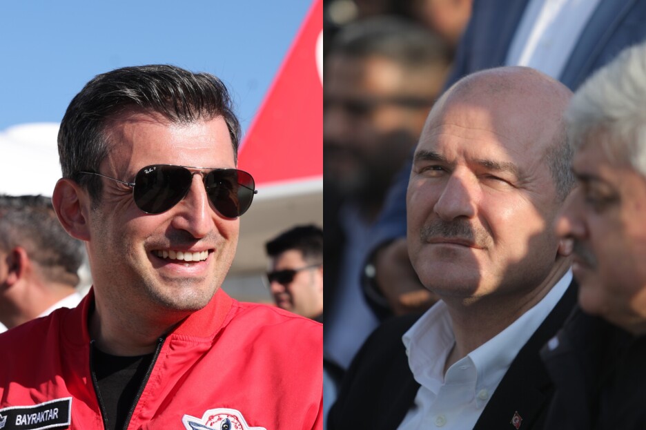 Selcuk Bayraktar i Suleyman Soylu (Foto: Selcuk Bayraktar/EPA-EFE)