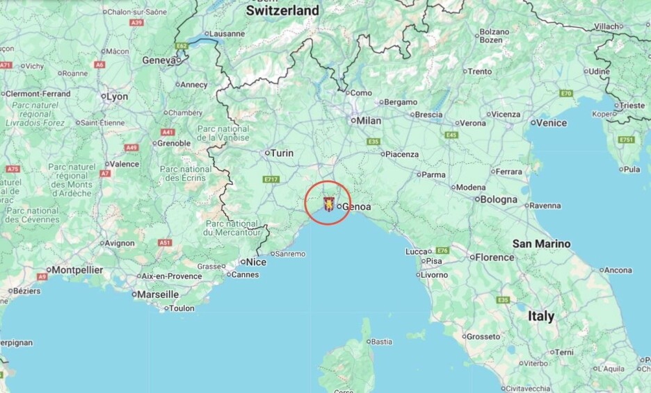Klub smješten u blizini Genove (Foto: Screenshot)