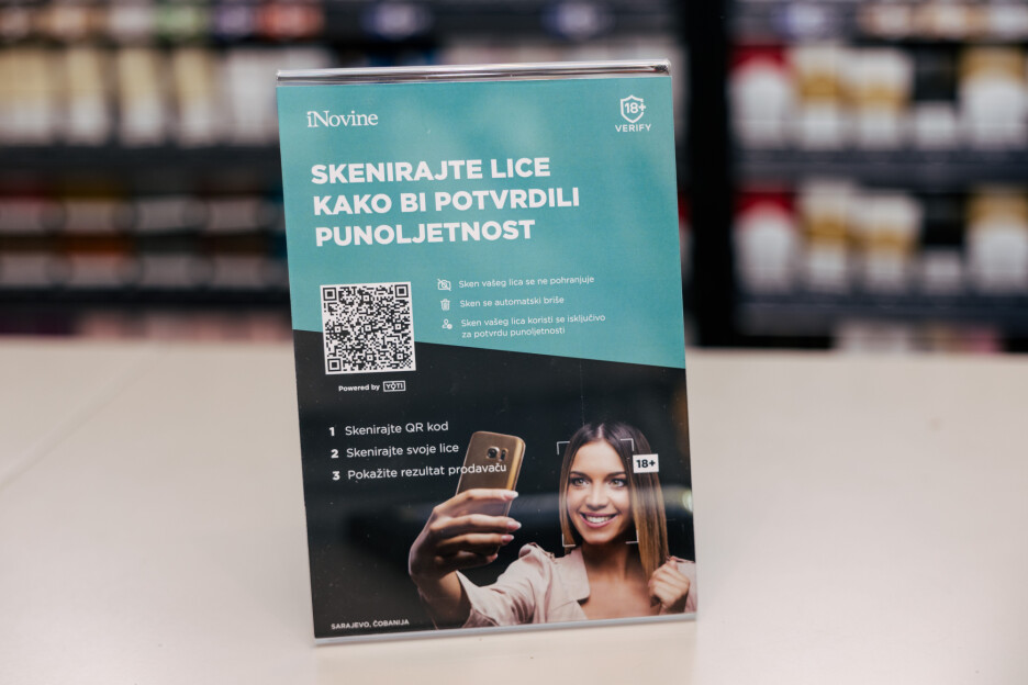Tehnologiju za utvrđivanje punoljetnosti kupaca