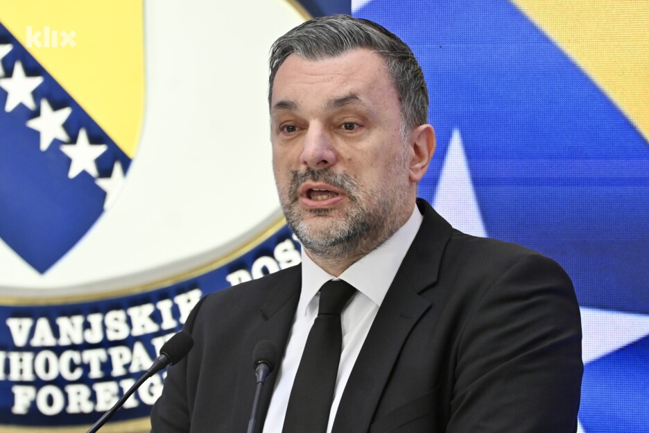 Elmedin Konaković, ministar vanjskih poslova BiH je govorio o slanju zaposlenika u mrežu zaposlenika u mrežu diplomatsko-konzularnih predstavništava (Foto: V. D./Klix.ba)