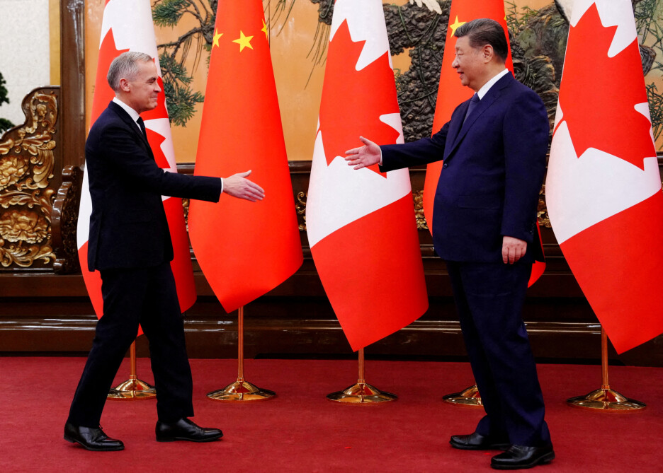 Mark Carney i Xi Jinping (Foto: Reuters)