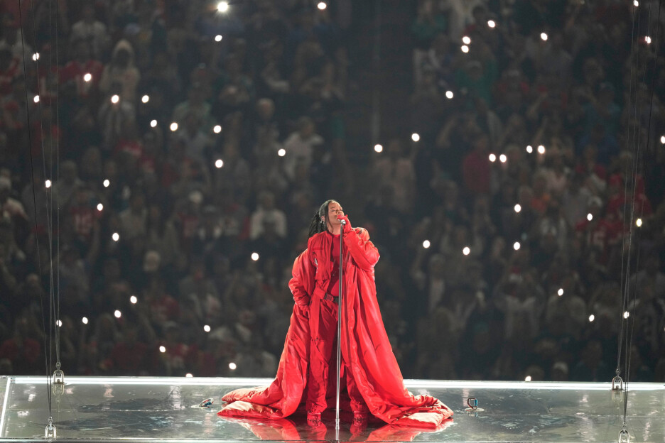 Rihannin nastup 2023. (Foto: AP)