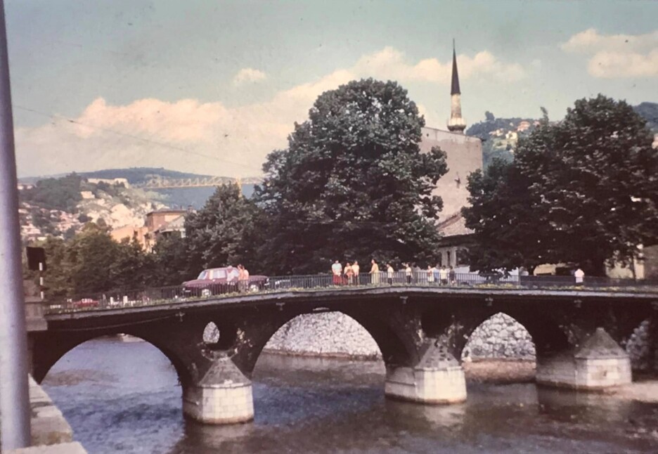 Latinska ćuprija 1969. godine (Foto: Paola Cafaggi/Facebook)