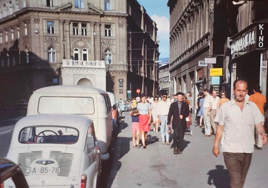 Titova ulica 1969. godine (Foto: Paola Cafaggi/Facebook)