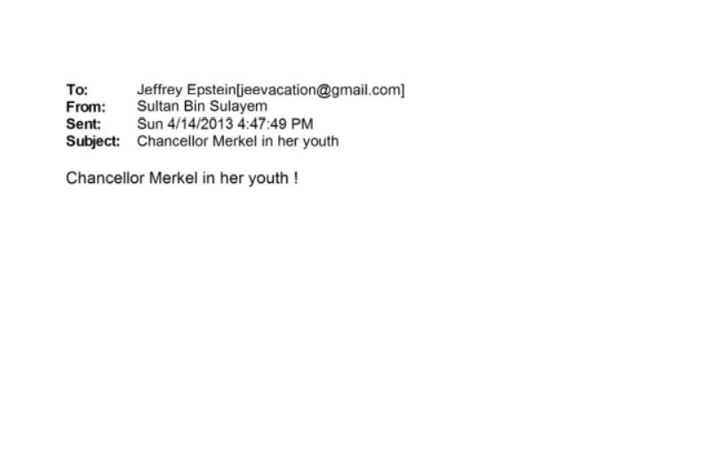 E-mail koji je biznismen iz Emirata uputio Epsteinu