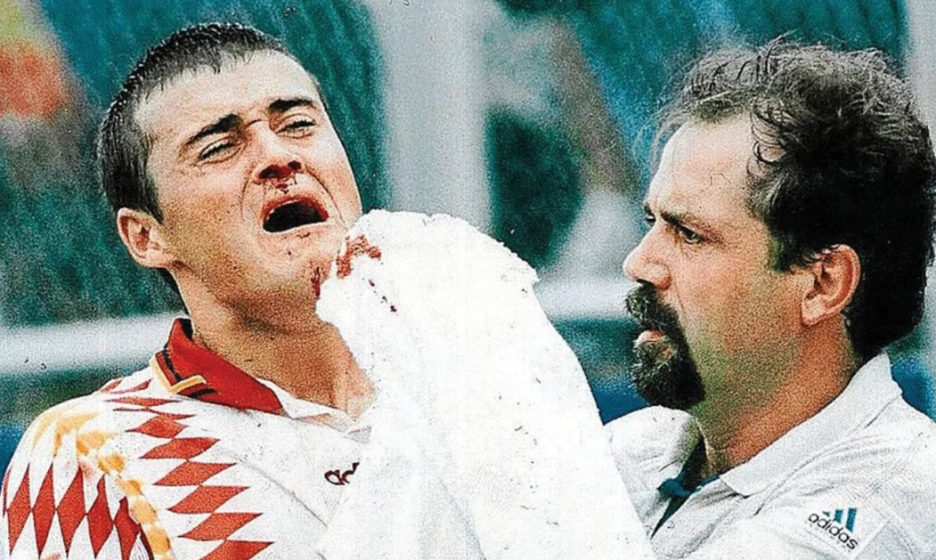 Cortegoso liječi Luisa Enriquea na Svjetskom prvenstvu 1994.