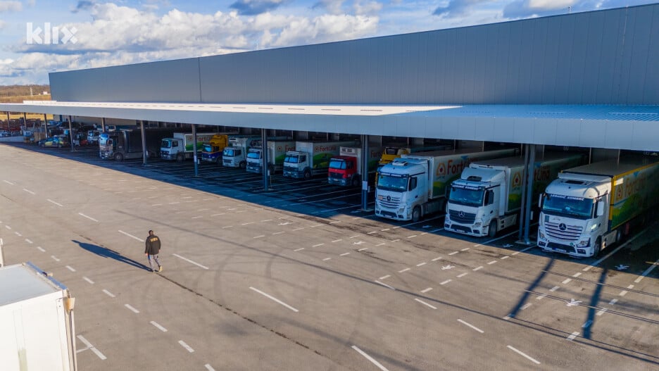 Logističko-distributivni centar Leburić-komerc (Foto: J. B./Klix.ba)