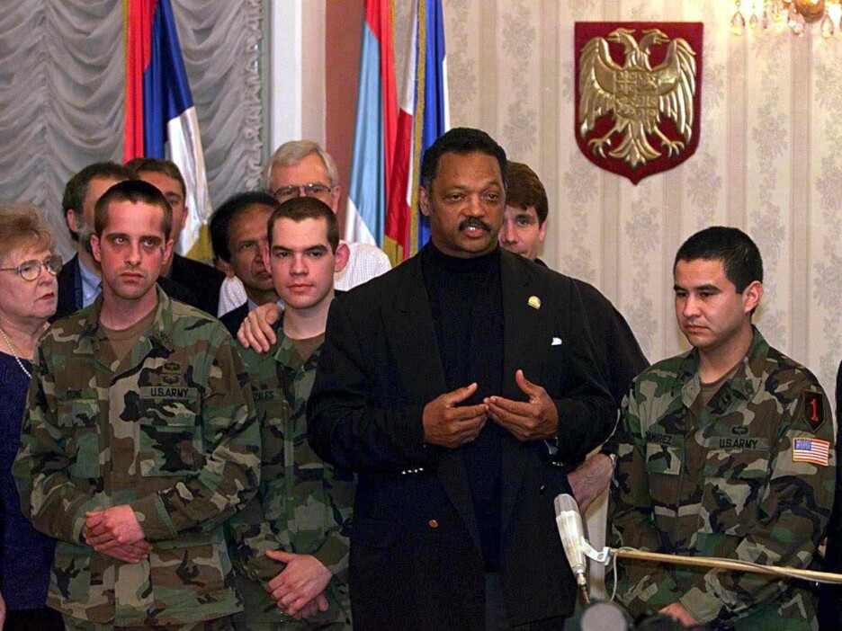 Jesse Jackson sa zarobljenim vojnicima