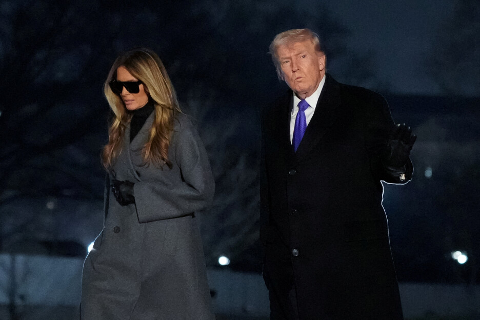 Donald Trump odbio je odgovoriti na pitanje je li svojoj supruzi kupio svijeće za Valentinovo (Foto: Reuters)