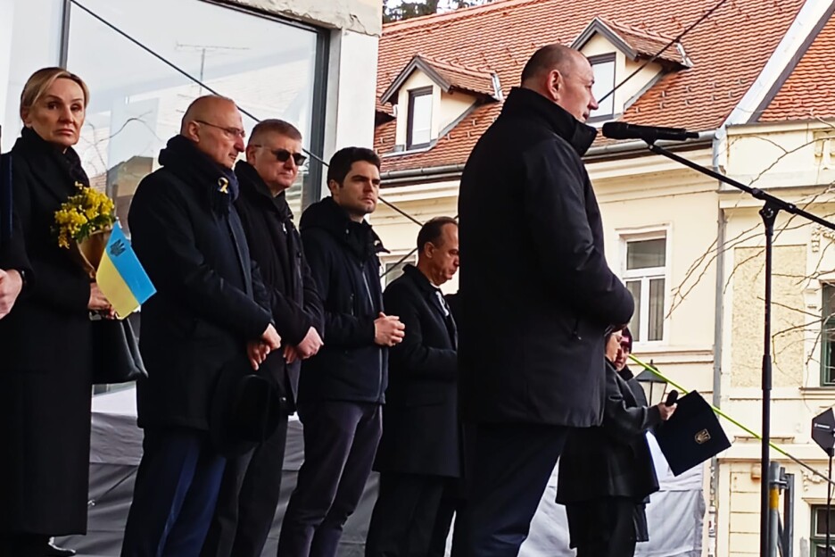 Skup je održan povodom obilježavanja četiri godine od početka ruske invazije na Ukrajinu (Foto: Mreža X)