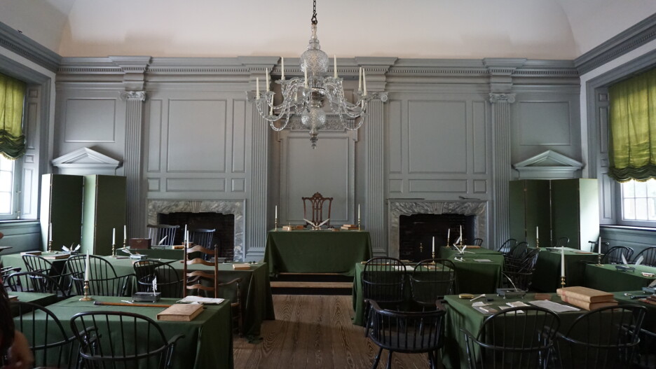 Sala Kontinentalnog kongresa unutar Independence Hall (Foto: Shutterstock)