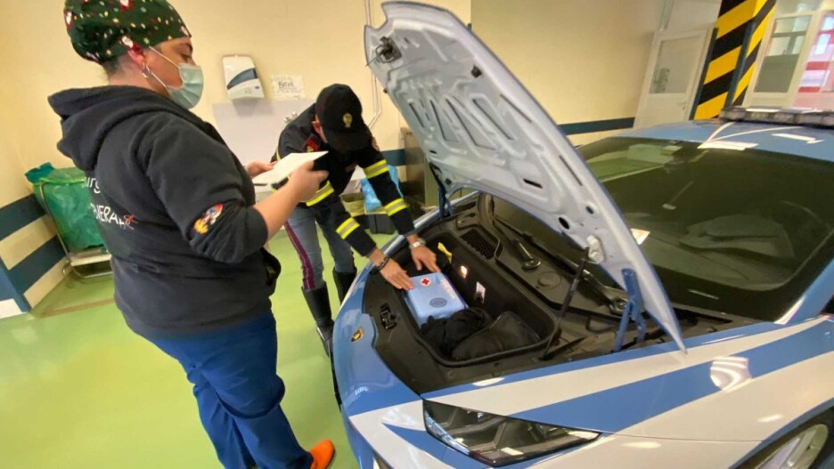 Policijski Lambo u Italiji jedini služi svrsi, jer spašava živote