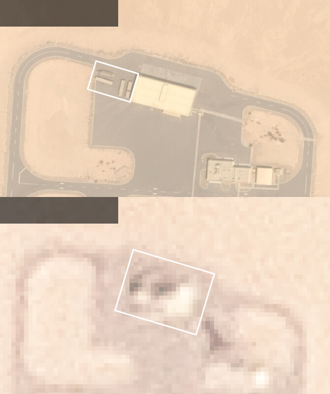 Vojne instalacije u Bazi Al Ruwais u UAE (August 18. 2025 i prvi mart 2026.)