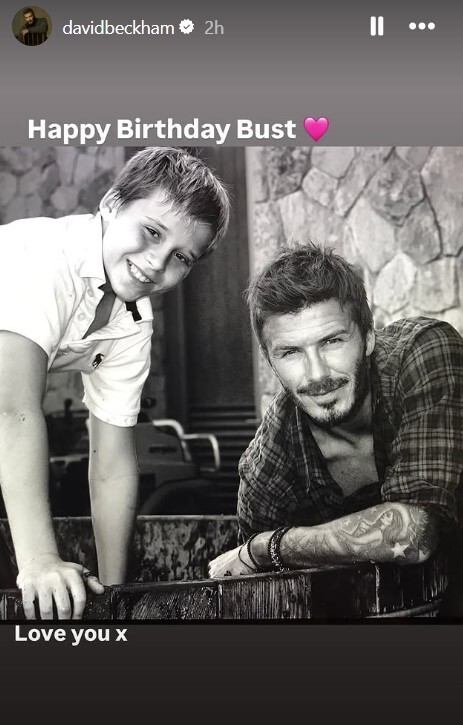 David Beckham poželio je sretan rođendan svom sinu Brooklynu (Screenshot: Instagram/davidbeckham)