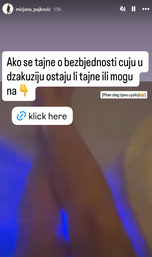 (Foto: Screenshot/ Instagram mirjana_pajkovic)