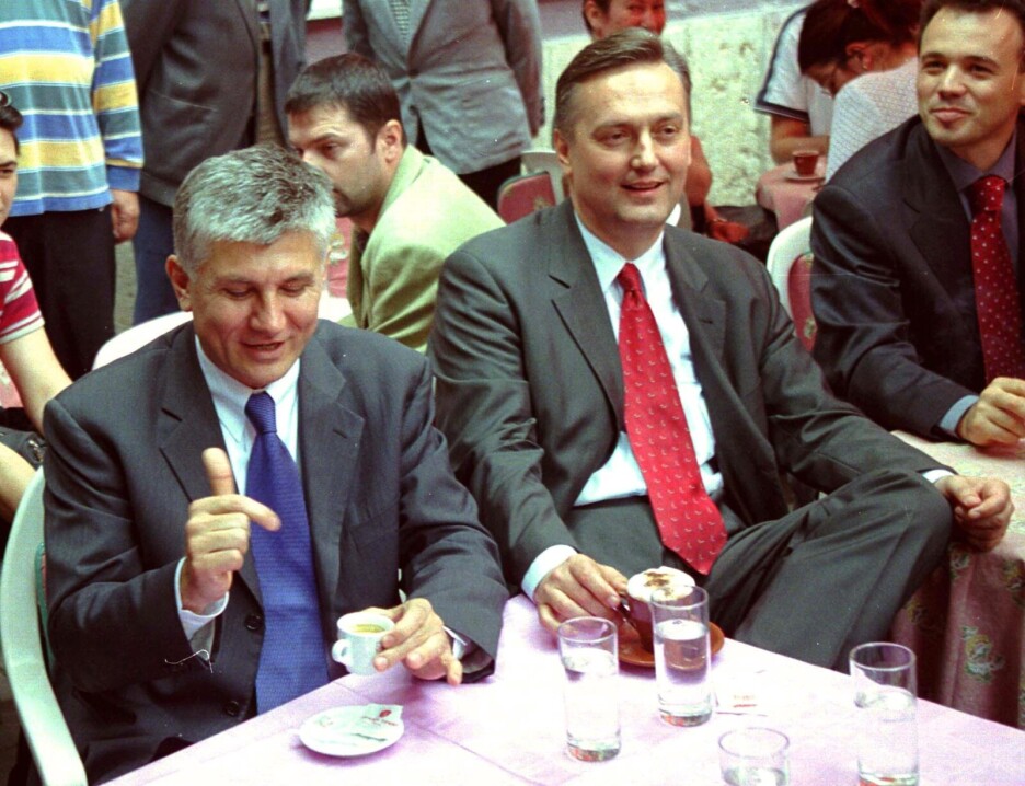 Zoran Đinđić i tadašnji ministar vanjskih poslova BiH Zlatko Lagumdžija u Sarajevu (Foto: EPA-EFE)