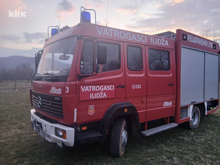 Vatrogasno društvo Ilidža učestvuje u gašenju požara