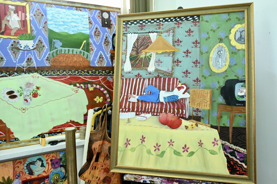 Ova umjetnica do sada je imala mnoge izložbe pripremala brojne radove (Foto: T. S./Klix.ba)