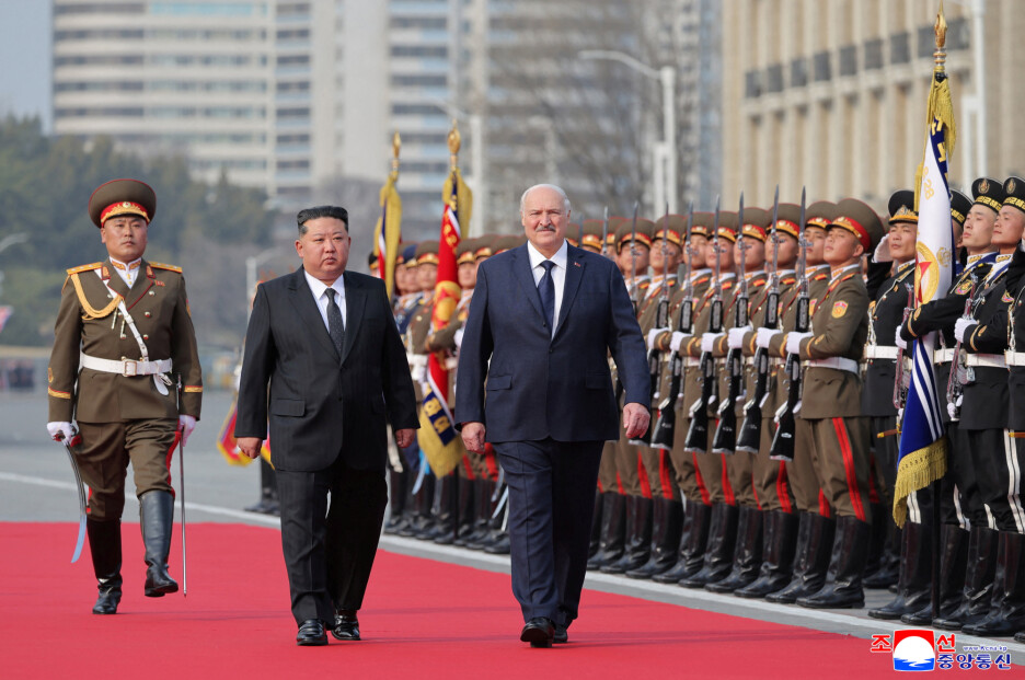 Kim Jong-un i Aleksandar Lukašenko (Foto: Reuters)