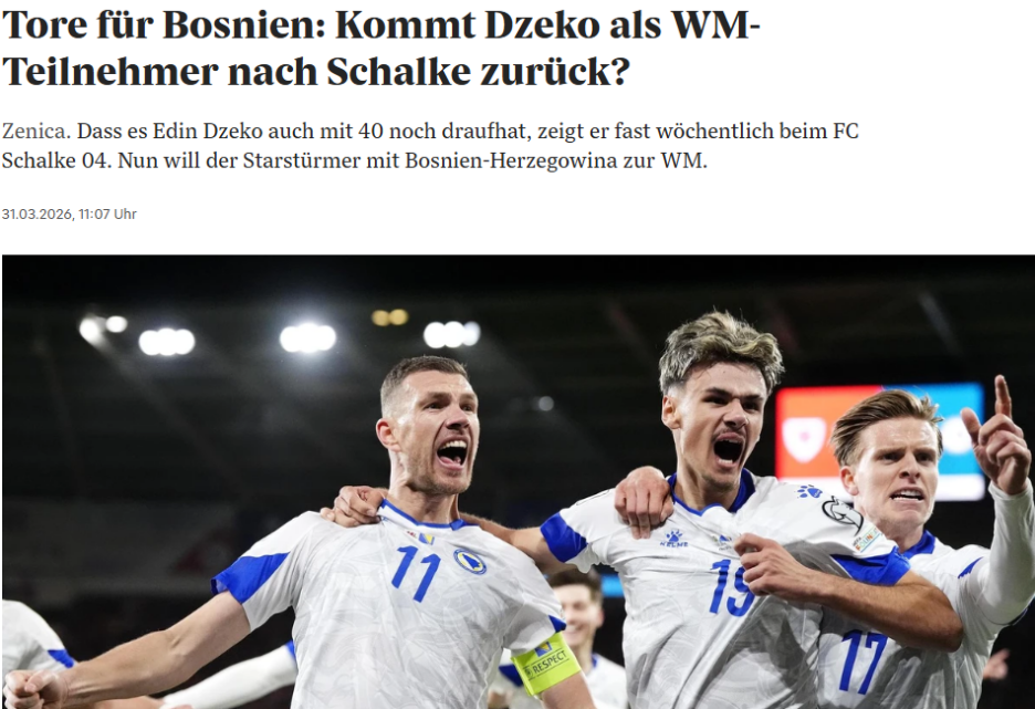Naslov na portalu Waz.de (Screenshot)