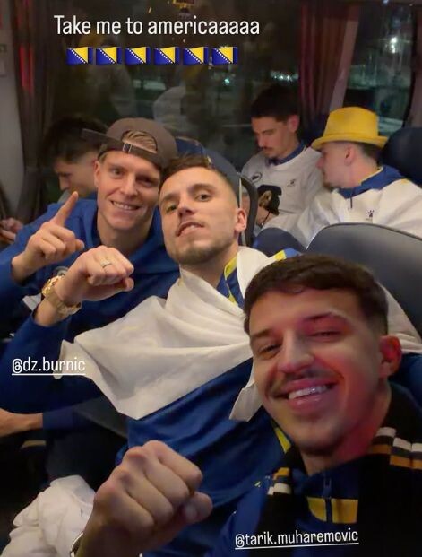 Dženis Burnić, Ermedin Demirović i Tarik Muharemović