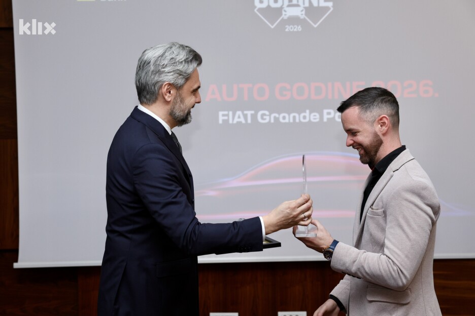 Nedžad Džudža, direktor marektinga Raiffeisen banke i Damir Komarica, brand manager FIAT BiH (Foto: S. S./Klix.ba)