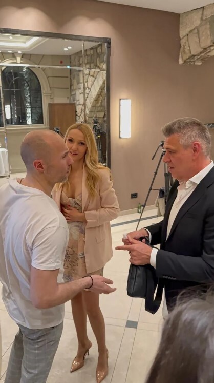 Aca Sofronijević, Natalija Tipsarević i Savo Milošević (Foto: Telegraf.rs)