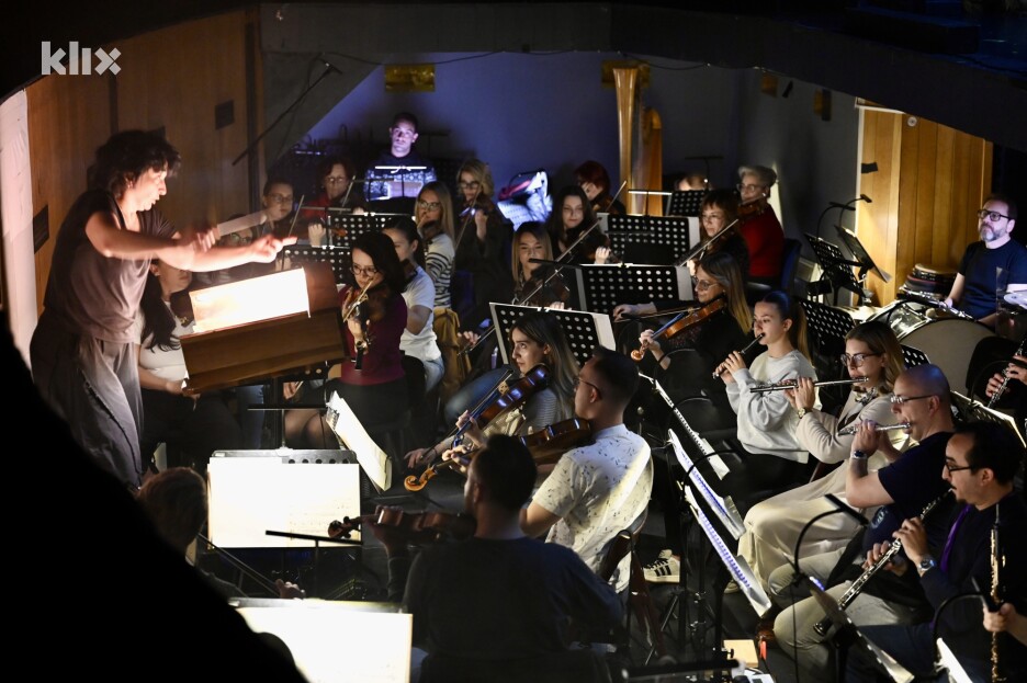 U operi učestvuje Hor opere Narodnog pozorišta Sarajevo, kao i orkestar Sarajevske filharmonije (Foto: T. S./Klix.ba)