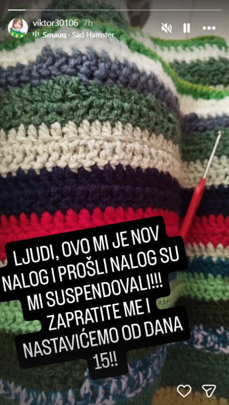 Mitić je postao posebno popularan nakon što je započeo projekat izrade najvećeg ručno rađenog ćilima (Foto: Instagram/Screenshot)