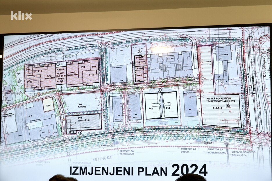 Izmijenjeni plan iz 2024. (Foto: S. S./Klix.ba)