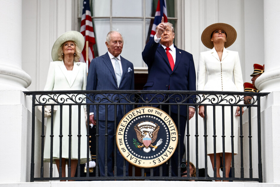 Britanska kraljevska porodica, Donald i Melania Trump (Foto: Reuters)