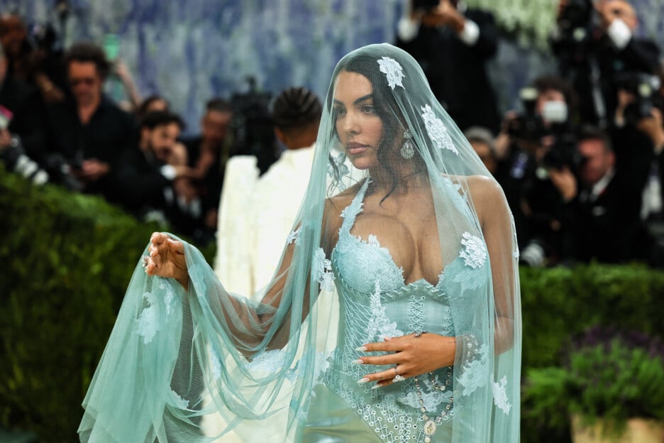 Georgina Rodriguez na Met Gali (Foto: Reuters)
