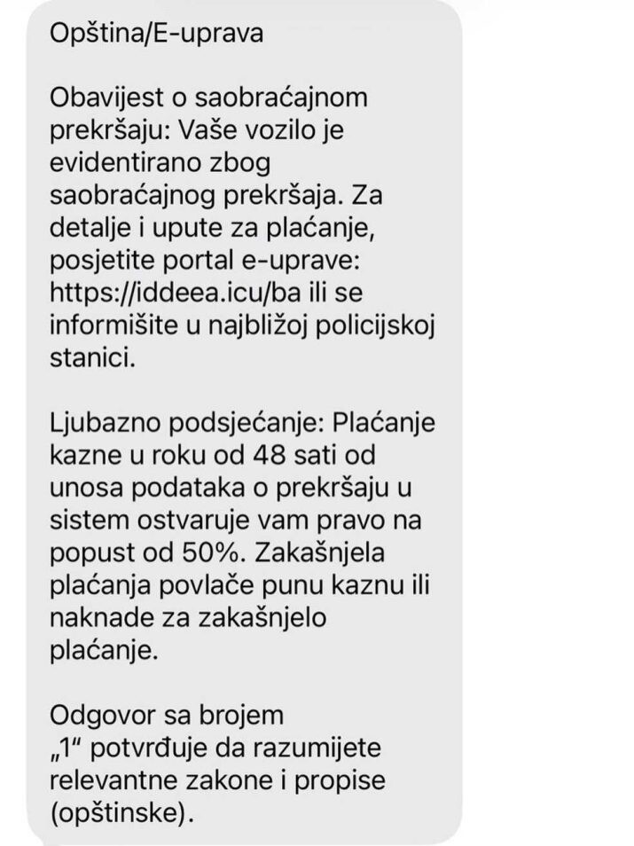 Prevara sa saobraćajnim prekršajima