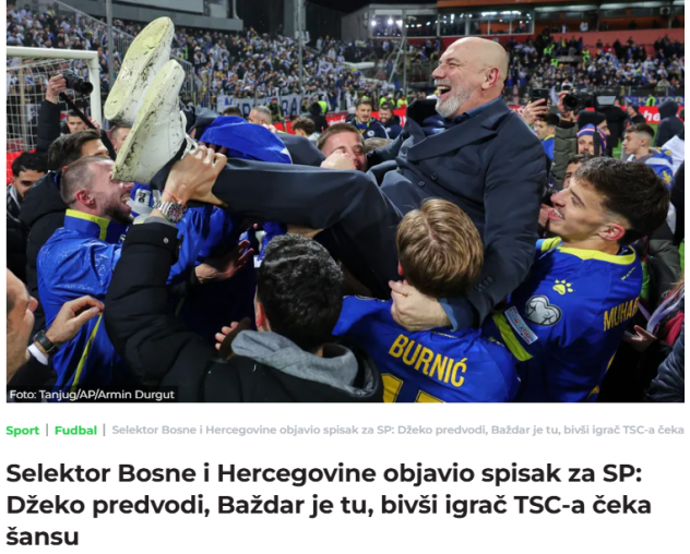 Telegraf.rs o Barbarezovom spisku (Foto: Screenshot)