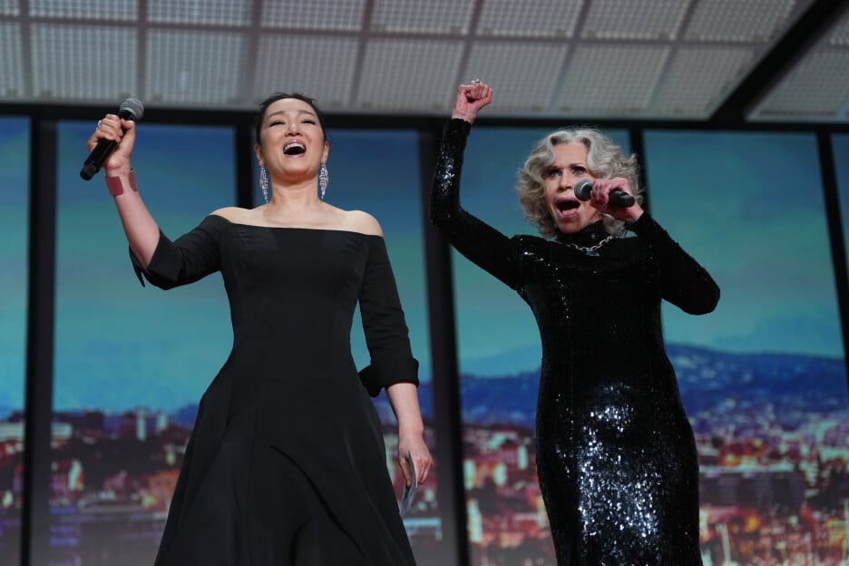 Gong Li i Jane Fonda (Foto: AP)