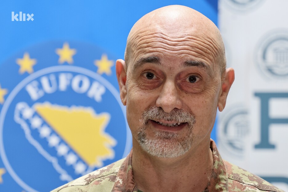 Komandant EUFOR-a u BiH general-major Maurizio Fronda (Foto: I. Š./Klix.ba)