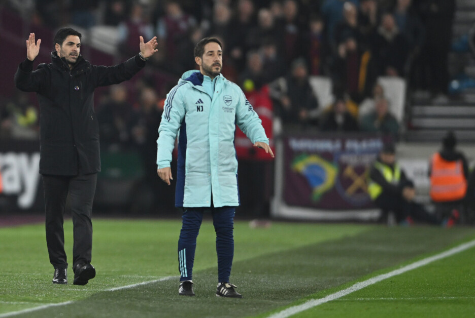 Mikel Arteta i Nicolas Jover (Foto: EPA-EFE)