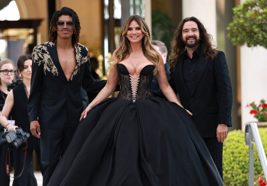 Henry Samuel, Heidi Klum i Tom Kaulitz (Foto: EPA-EFE)